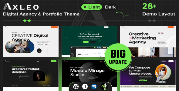 Axleo - Digital Agency WordPress Theme Logo